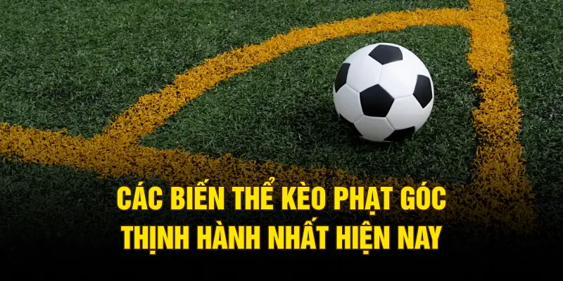 Các biến thể kèo phạt góc thịnh hành nhất hiện nay