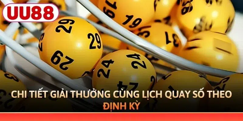 Chi tiết giải thưởng cùng lịch quay số theo định kỳ