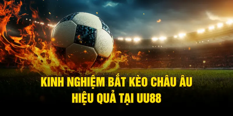 Kinh nghiệm bắt kèo châu Âu hiệu quả tại UU88